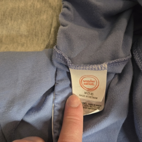 Wonder Nation Girls' Play Shorts Size 7/8 Decortive Elastic Waist Band Set Of 3 - Picture 7 of 11